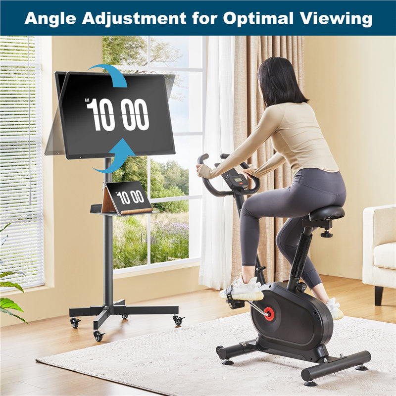 Symple Stuff Single Screen Floor Stand Mount