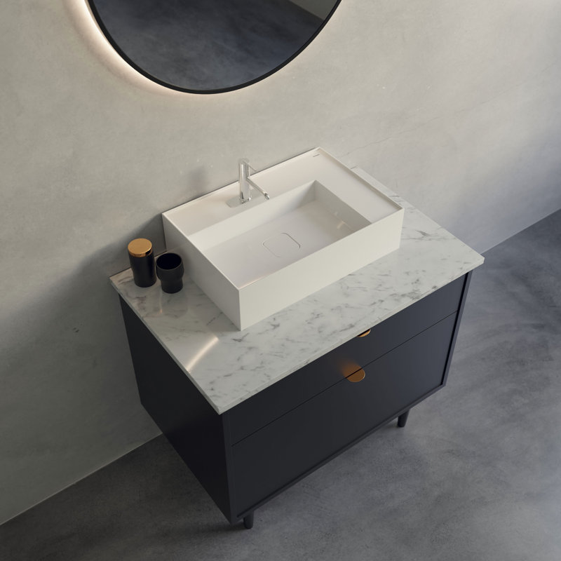16.75'' L Bathroom Sink, White