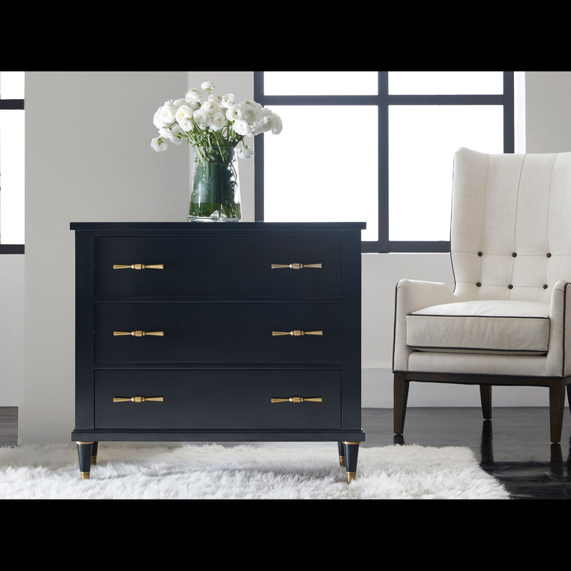 Modern History Accent Chest, Black