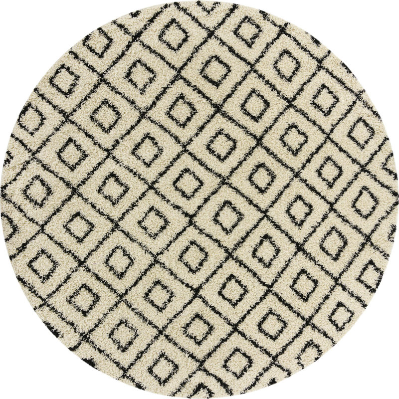 Attore Geometric Indoor Rug, Round 10'