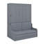 Lit escamotable mural Murphy avec coussin-115179668