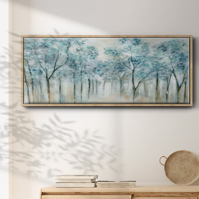 Spring Blue- Framed Canvas