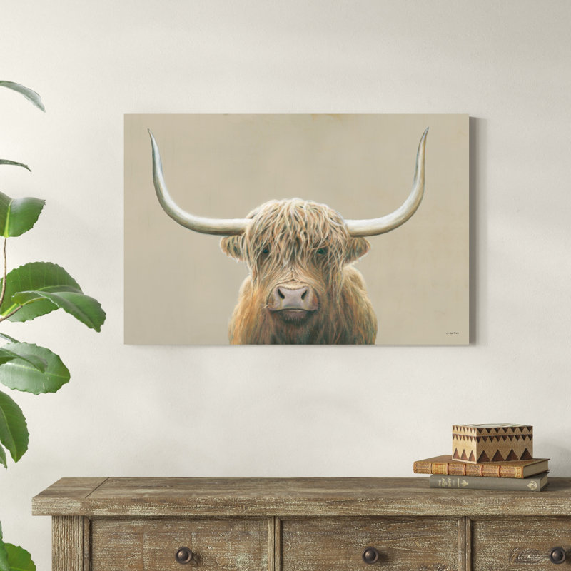 Highland Cow Neutral, H 24 po x l 36 po