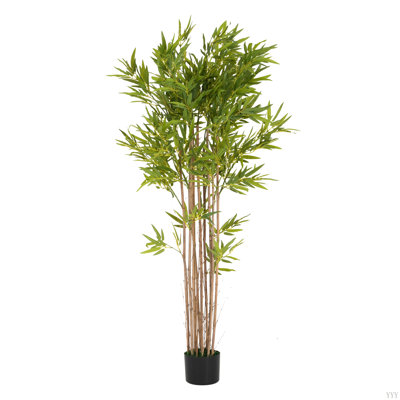 Bambou artificiel avec pot