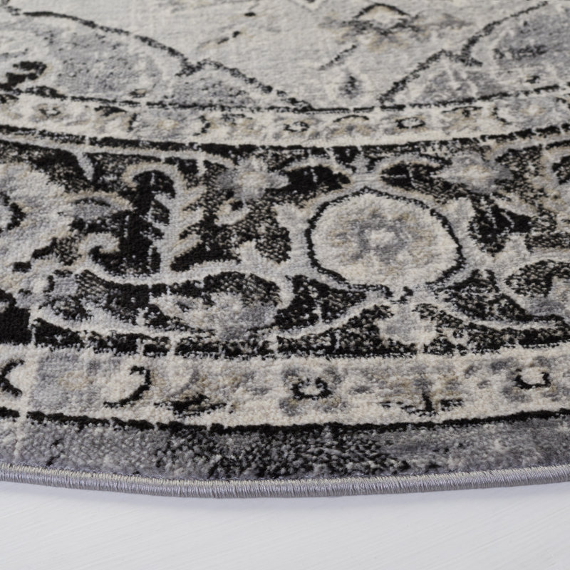 Brentwood Performance Oriental Rug, Round 6'7"