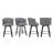 Logan Swivel Counter Stool With Upholstered Seat And Metal Frame, Set Of 4-449448659