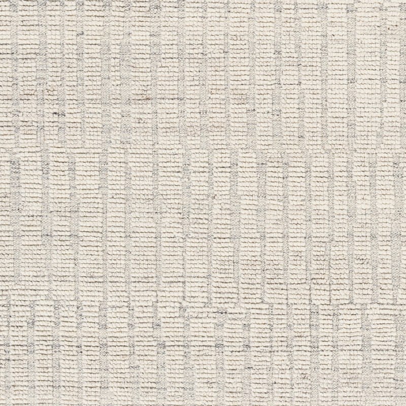 Tunus Hand Knotted Wool Area Rug, Rectangle 6' x 9'