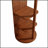 Full-Body Mirror With Solid And Rubber Wood Frame, Clear Glass For Whole Body Viewing, Walnut Finish For Elegance And Durability