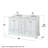 Deborah 60'' Double Bathroom Vanity with Marble Top-23113239-80205295