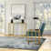 Oscar Glass Top End Table