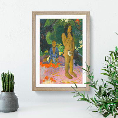 Words of the Devil by Paul Gauguin - Picture Frame Painting