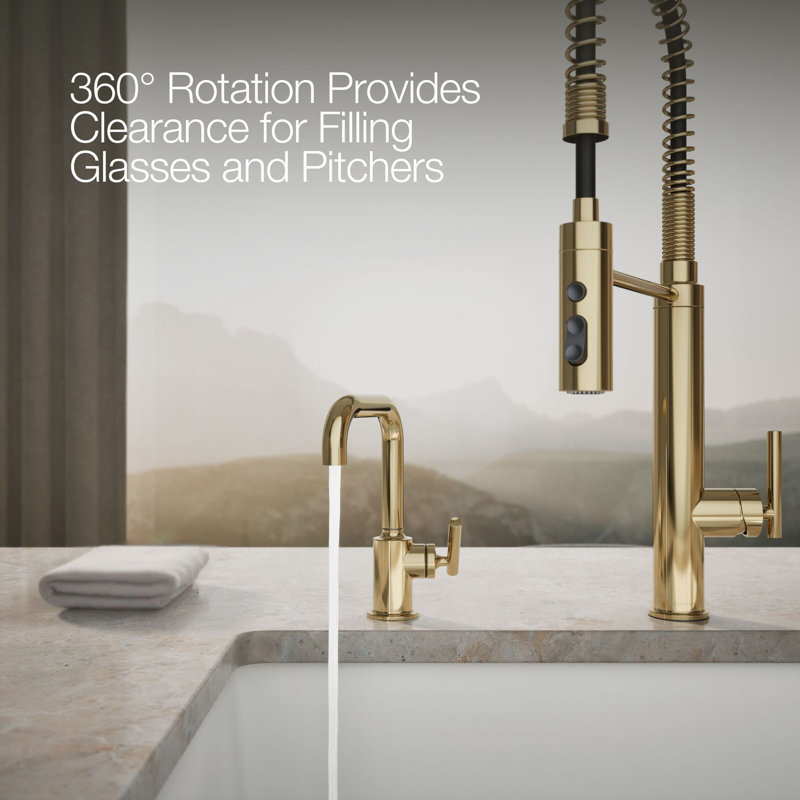 Purist Beverage Faucet, Gold