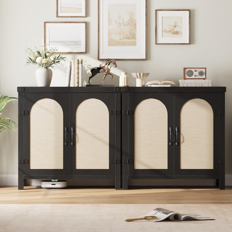 33.1cm Kitchen Pantry, Black
