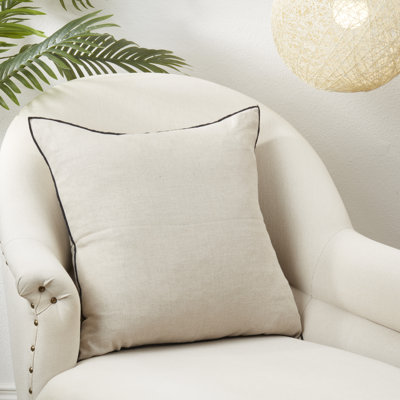 Housse de coussin en lin Riggs