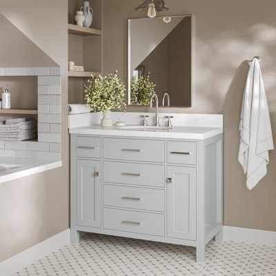 Macnair Single Bathroom Vanity with Quartz Top
