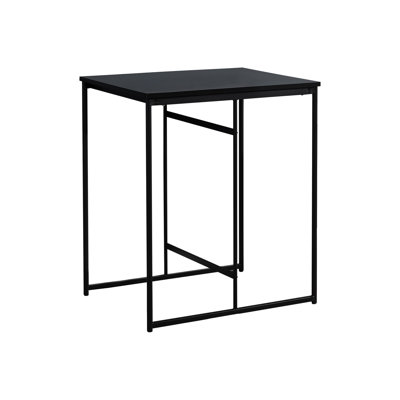 32" Rectangular Counter Height Dining Table, Black Laminate, Prestigious Kitchen Piece Modern Height, Laminate Decoration For