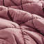 Édredon pour lit simple, face en velours et dos en microfibre, bourre en duvet synthétique, surpiqûres 3D, boîte, douceur douce, 2 taies décoratives à l'envers rose, coutures,-116012172-116012174