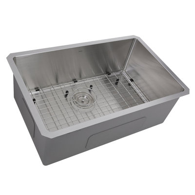 Pro Series 30'' L Stainless Steel Single Basin Kitchen Sink