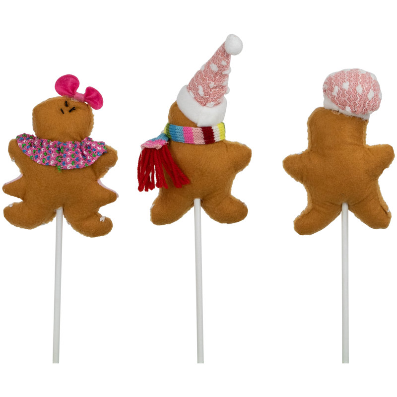 Ensemble de 3 choix de pain d'épices en peluche 10 po