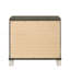 Table de chevet Modern Glam avec 2 tiroirs et pieds en acrylique