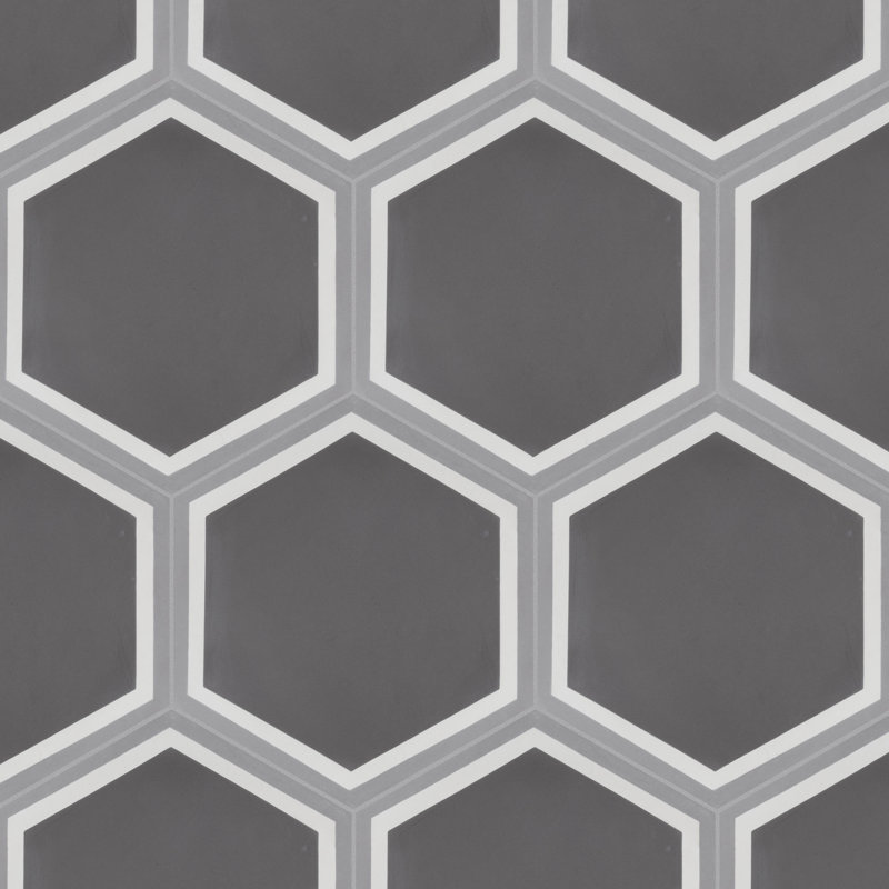 Cemento 8" x 9" Cement Concrete Look Wall & Floor Tile, Holland Strait
