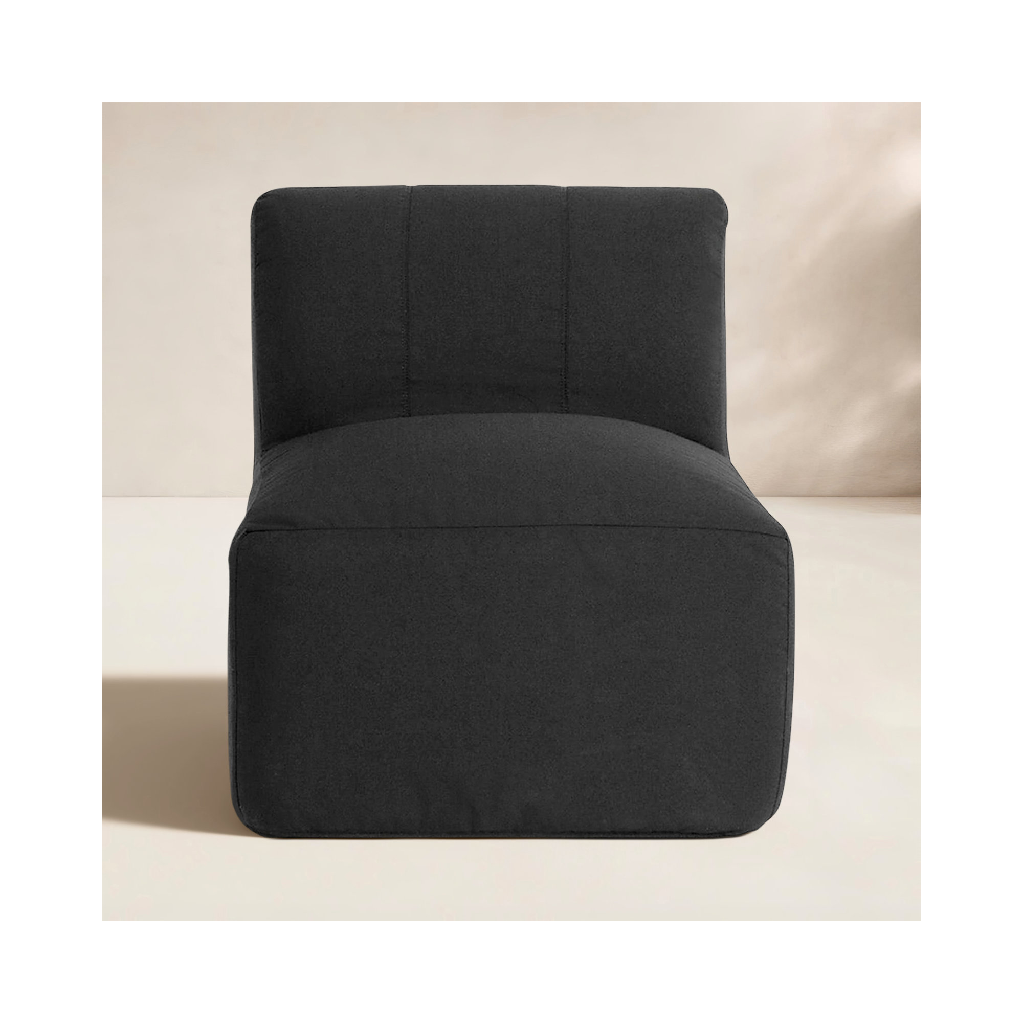 Praia Patio Chair, Canvas Black Sunbrella® Canvas
