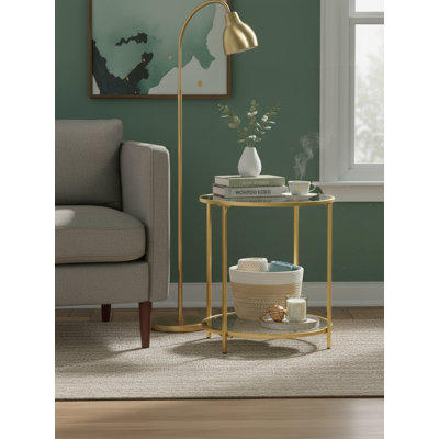Rounded Round Side Table