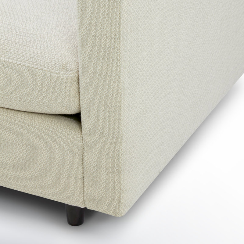 Canapé modulaire en L Fleetwood, Tweed texturé Moto Stucco