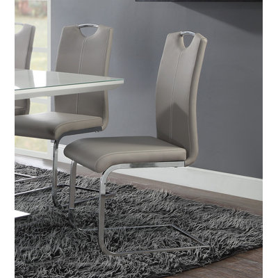 Ensemble de chaises d'appoint 2 pièces en métal