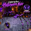 Décoration extérieure araignée géante lumineuse d'Halloween de 2,1 m avec 128 lumières DEL violettes à effet fluide, à brancher pour jardin, pelouse et terrasse.