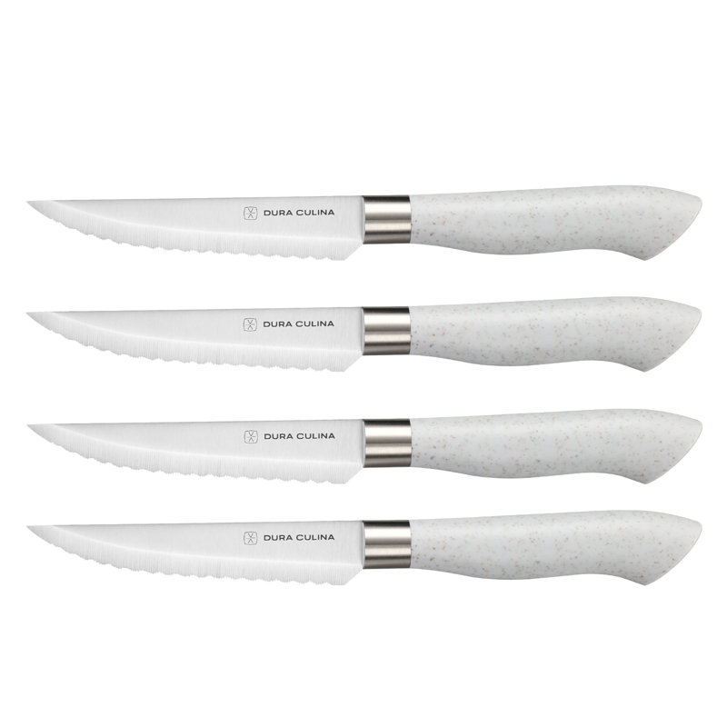 Dura Living Ecocut Steak Knife Set, Gray