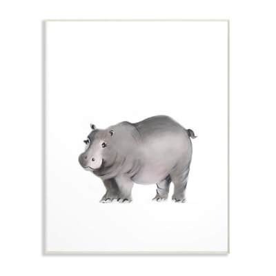 Art sur toile, hippopotame Gupton