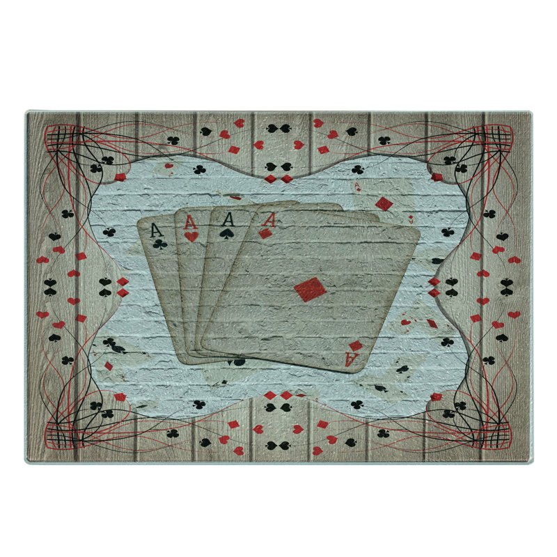 Planche à découper en verre trempé Ambesonne