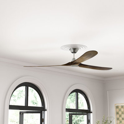 Ventilateur de plafond 3 pales avec télécommande Obsidian