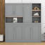 Lit escamotable simple de taille simple avec armoire murale, supports, lit pliant peu encombrant avec éclairage et ports USB-1561124269