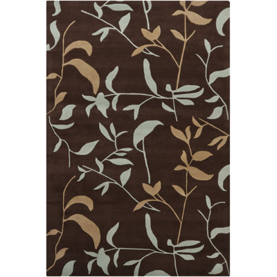 Wool Floral Indoor Rug