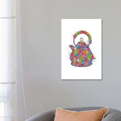 Kettle by Genefy Art - Wrapped Canvas Painting