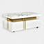 Table basse à roulettes avec rangement Maryjoan-302125163