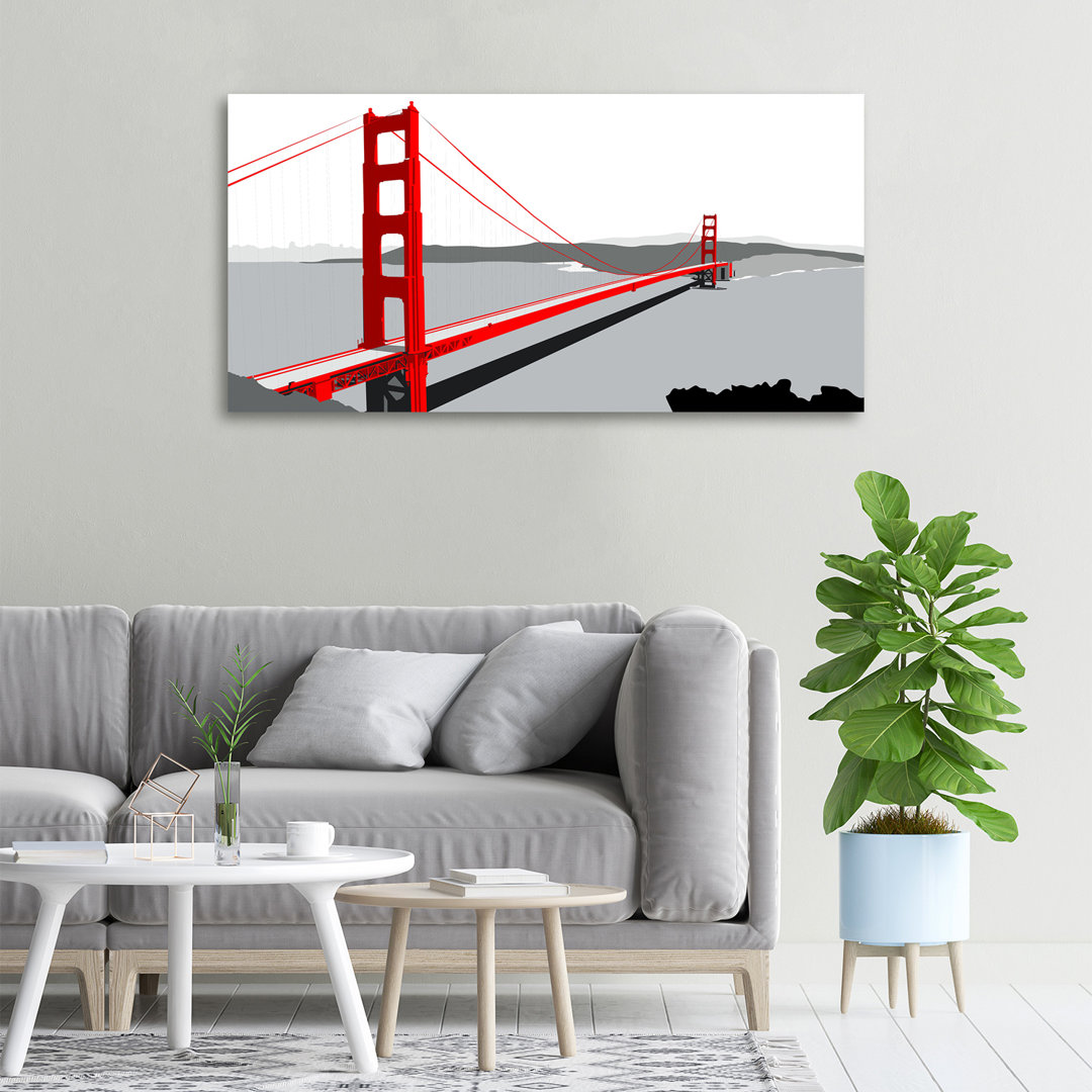 San Francisco Brücke - Ungerahmte Kunstdrucke auf Leinwand