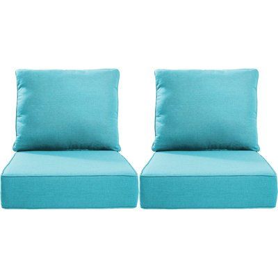 Ensemble de coussin de siège et de dossier en polyester résistant aux intempéries Deb