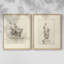 "Croquis rétro III", 2 pièces-504052812-504052813