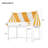  Full Size Loft Bed with Canopy, LED Lights and Book Shelf, White-1883453170-1883453171