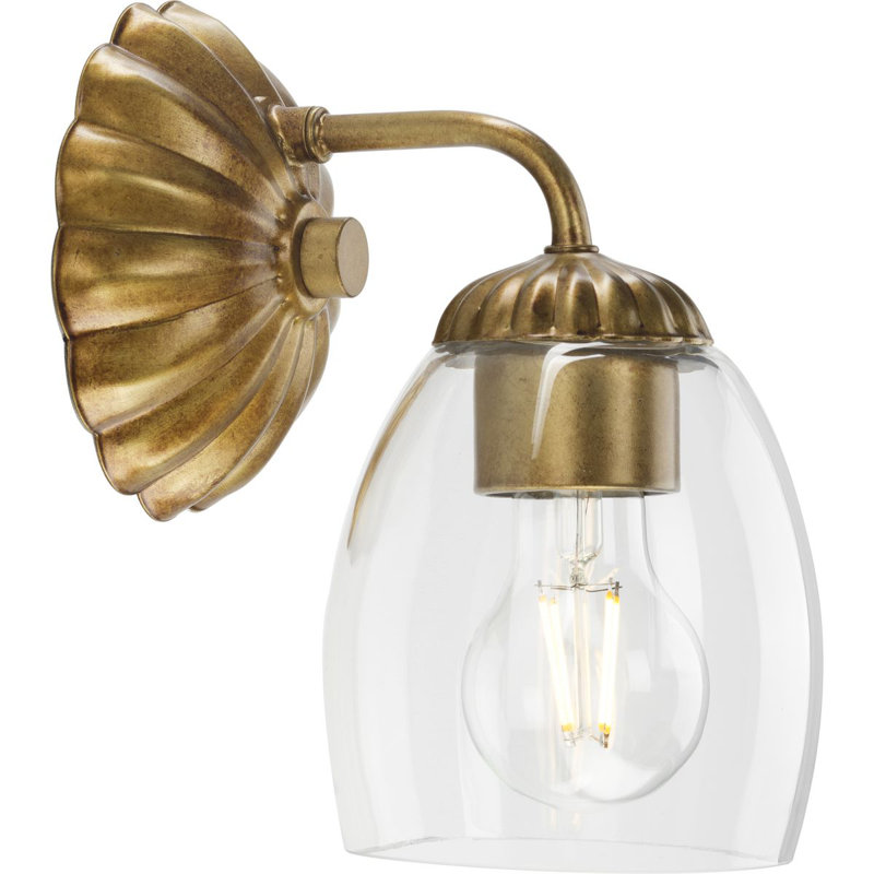 Quillan Dimmable Vanity Light, Gold Ombre, 1