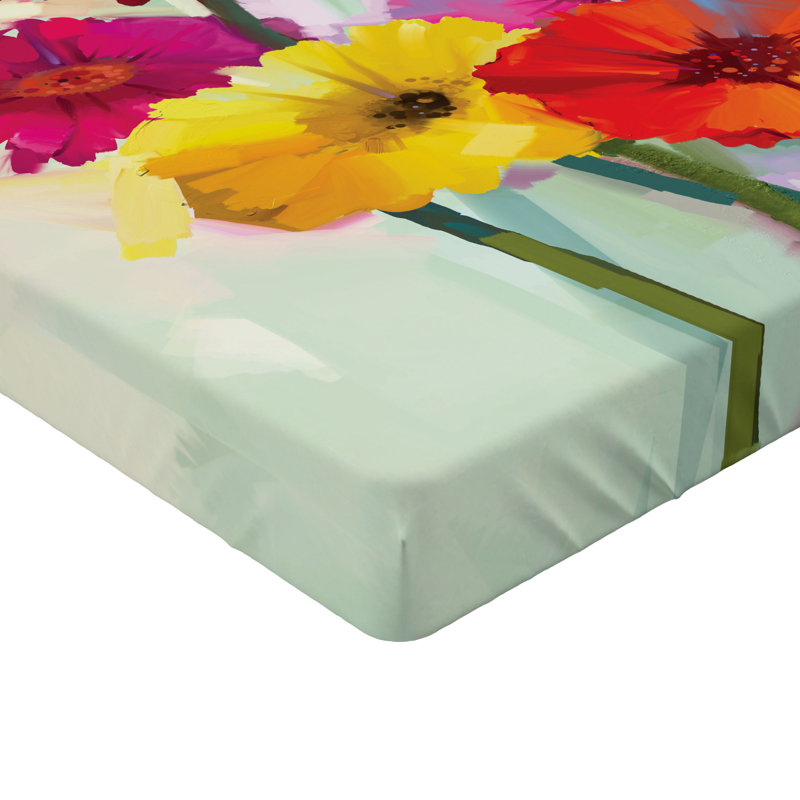 Ensemble de 2 draps-housses Ambesonne, Multicolore / floral 20, Drap-housse grand