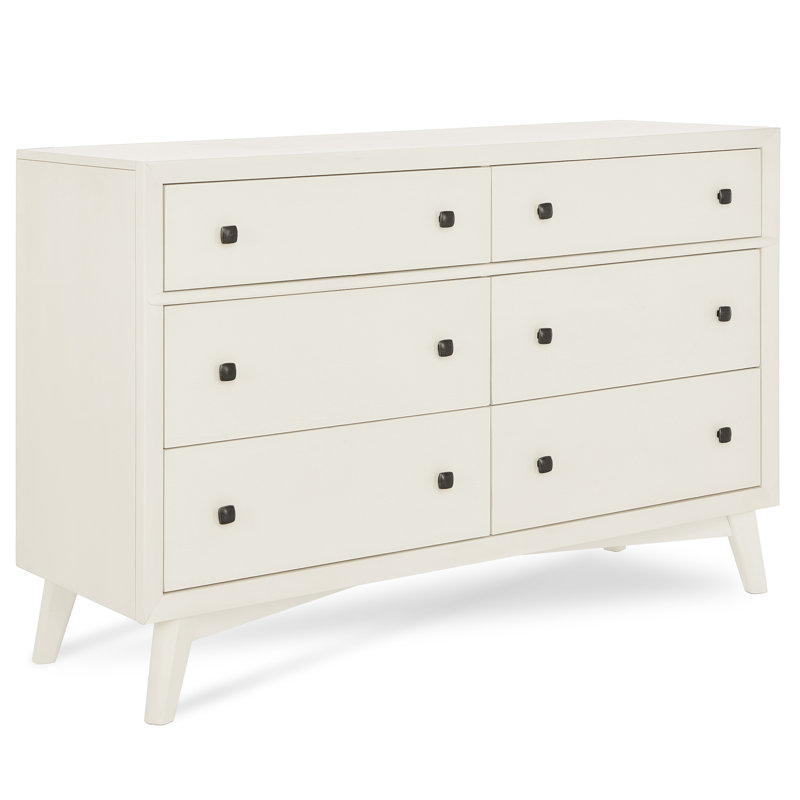 Antilia Kids 6 - Drawer Dresser, Vanilla Bean