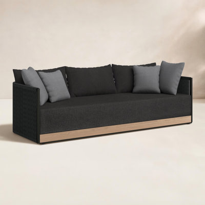 Fifer 91" Teak Patio Sofa