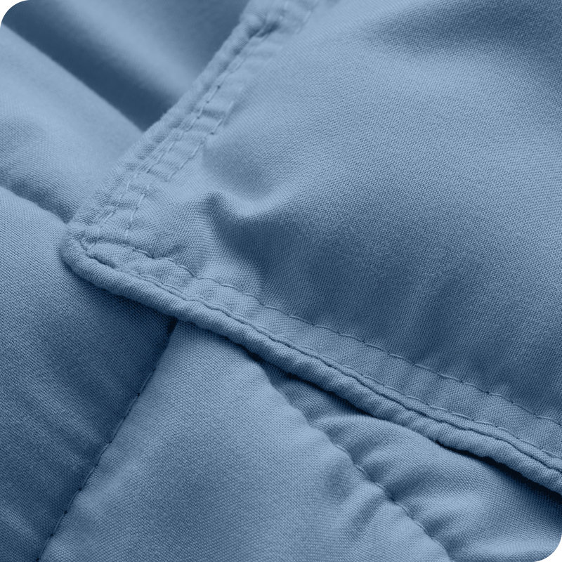 Ensemble d'édredon ultra-doux toutes saisons, Bleu couronne, Édredon surdimensionné pour grand lit et 2 taies
