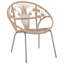 Fauteuil d'appoint en rotin Carlson