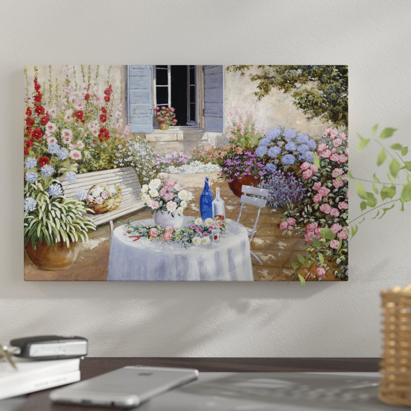«Sparkling Scene» par Peter Motz - reproduction d'art sur toile tendue, H 26 po x l 40 po x P 1,5 po, Toile tendue