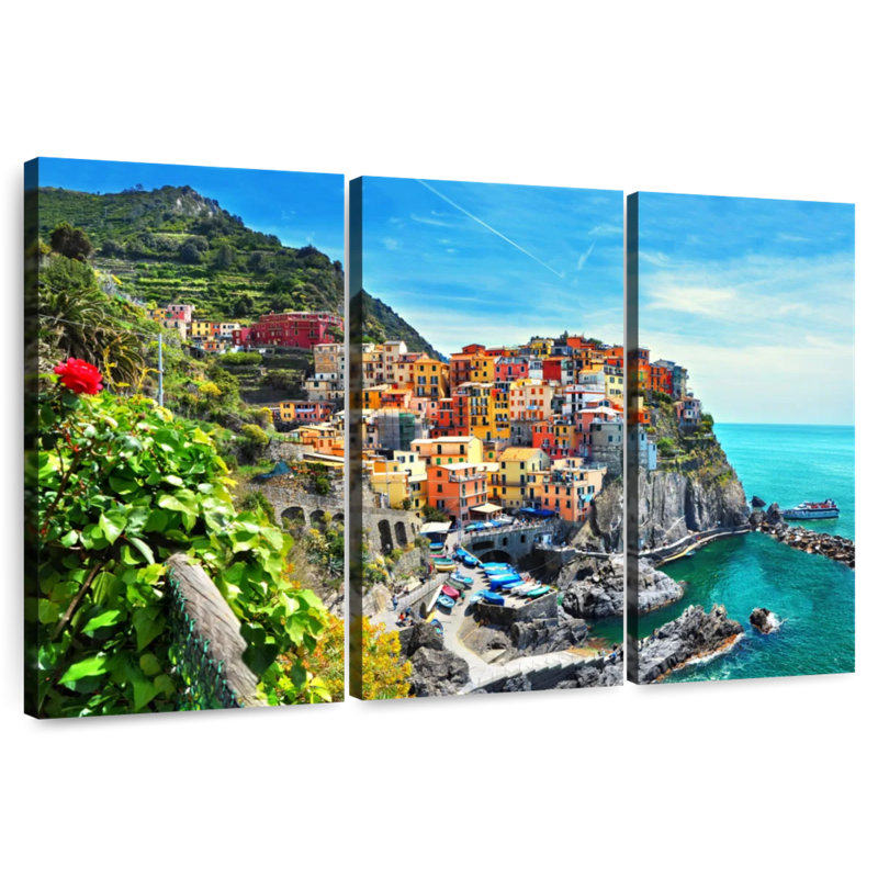 Kavia Manarola, ville italienne, H 20 po x l 33 po